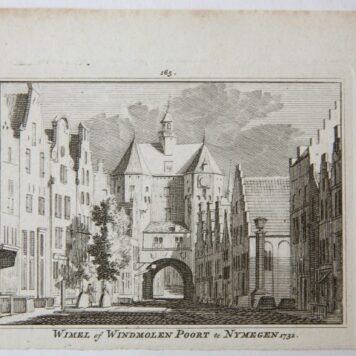 Wimel of Windmolen Poort te Nymegen 1732.