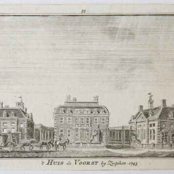 't Huis de Voorst bij Zutphen. 1743.
