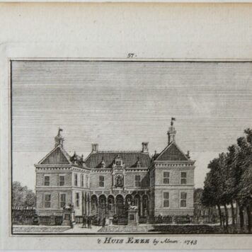 't Huis Eeze bij Almen. 1743.