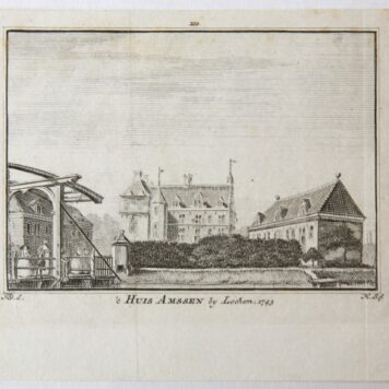't Huis Amssen bij Lochem. 1743