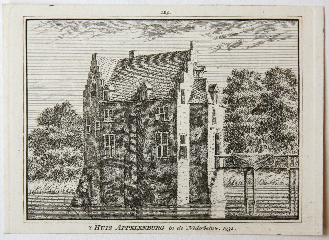 't Huis Appelenburg in de Nederbetuw. 1732.