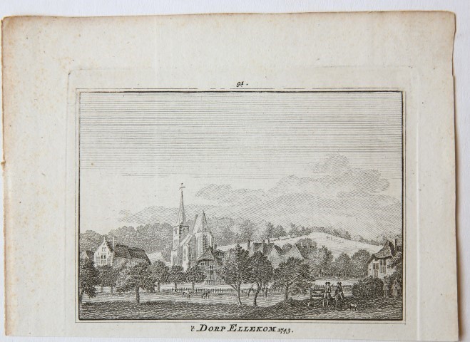 't Dorp Ellekom 1743.