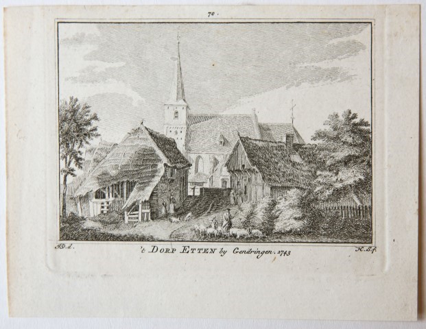 't Dorp Etten bij Gendringen. 1743
