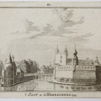 't Slot te 's Heerenberg. 1743