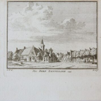 Het Dorp Zonnemare. 1745.