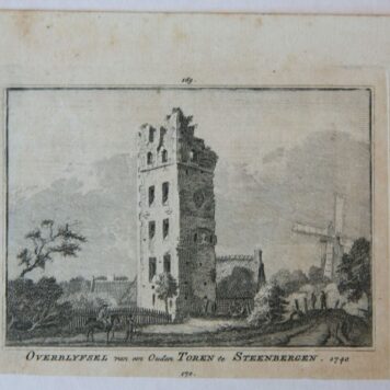 Overblijfsels van een Ouden Toren te Steenbergen. 1740