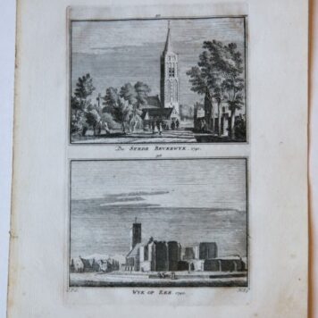 De Stede Beverwijk. 1740. / Wijk op Zee. 1740.