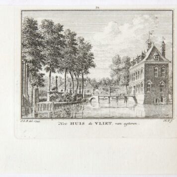 Het Huis de Vliet, van agteren.