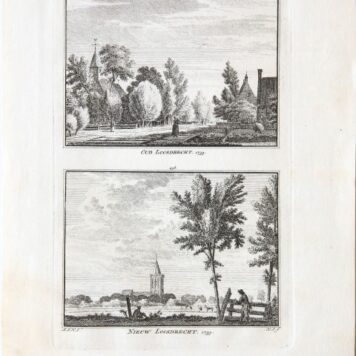 Oud Loosdrecht. 1739. / Nieuw Loosdrecht. 1739.