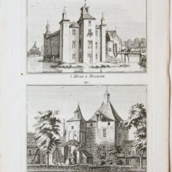 't Huis te Doorne. / 't Oude Huis te Doorne. 1738