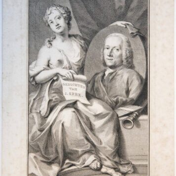 [Antique title page, 1755] GEDICHTEN VAN J. SPEX / Portret van Jacob Spex, published 1755, 1 p.