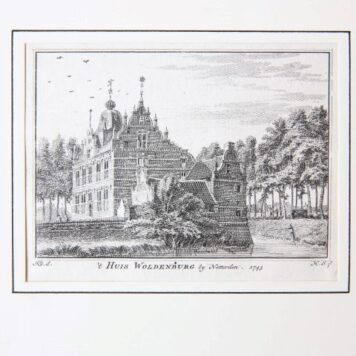 't Huis Woldenburg bij Netterden. 1743.