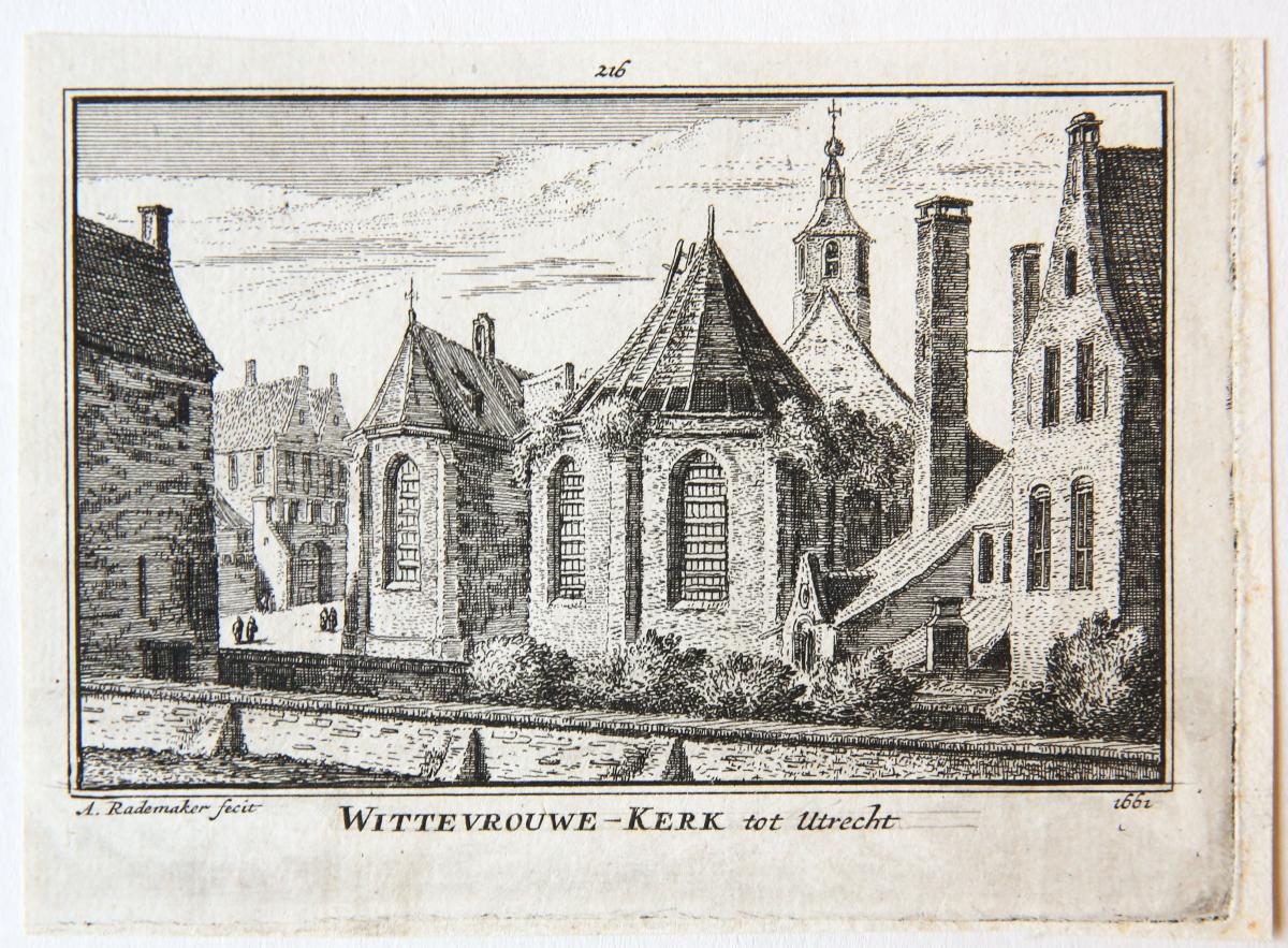 Rademaker, Abraham (1676/7-1735) - Wittevrouwe-Kerk tot Utrecht.