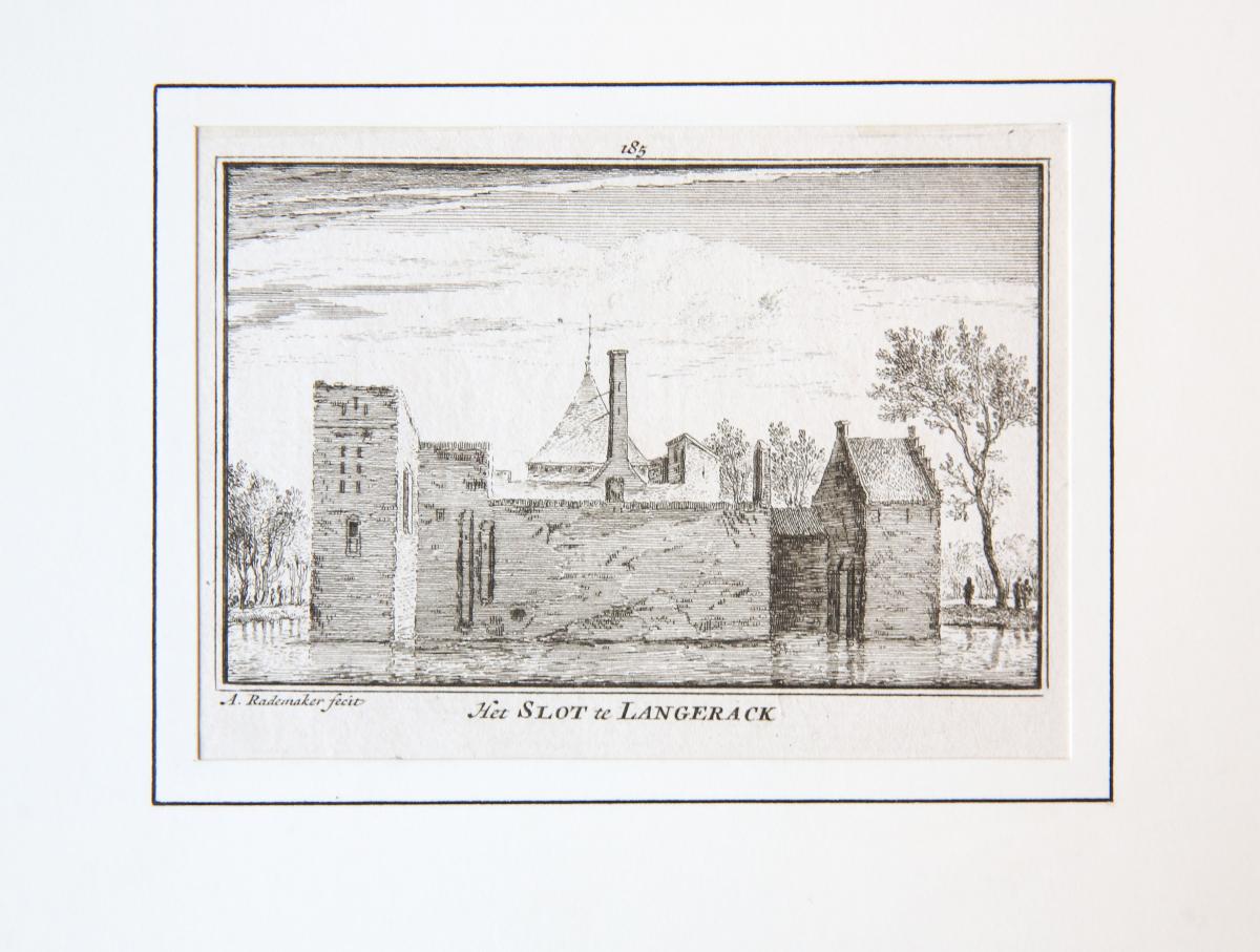 Rademaker, Abraham (1676/7-1735) - Het Slot te Langerack.