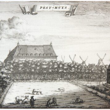 [Copperplate engraving Amsterdam] Pest-Huys, ca 1726.