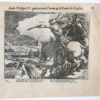 Copperplate etching/engraving of the siege of Axel, in the Dutch province of Zeeland, by Prince Maurits on 16 july 1586. (plate 186).