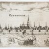 [Antique print, engraving] Ruermonde (Roermond), published ca. 1617.