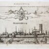 [Antique print, engraving] Herderwyck (Harderwijk), published ca. 1613.