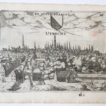 [Antique print, engraving] Utrecht, published ca. 1617.