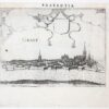 [Antique print, engraving] Graef (Grave), published ca. 1616.