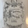 Utrechtsche Studenten Almanak 1861, Utrecht Post Uiterweer en Co 1861, 178 pp.