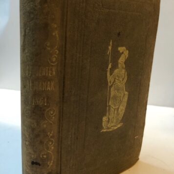 Utrechtsche Studenten Almanak 1861, Utrecht Post Uiterweer en Co 1861, 178 pp.