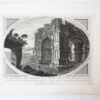 [Antique print, etching and engraving, Rome] Veduta dell'Arco di Giano quadrifronte; From:'Nuova Raccolta di 25 vedute antiche e moderne di Roma e sue vicinanze, incise a bulino da celebri incisori' N. de Antoni, published ca. 1800.