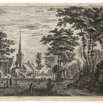 [Antique print, etching] Tienhoven, published ca. 1650.