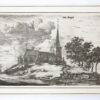 [Antique print, etching] Den Bergh, published ca. 1650.