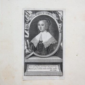 Portrait of Anna Maria van Schurman (Anna Maria Schuurman).
