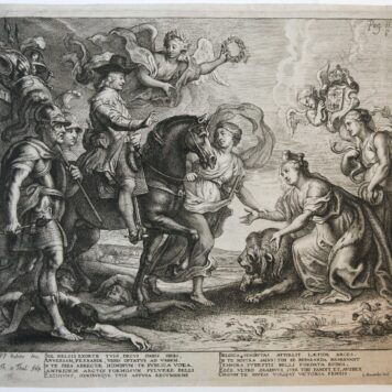 [Antique print, etching] The advent of the Prince [set: CASPERIUS GEVARTIUS]/Intocht van Ferdinand van Oostenrijk in Antwerpen, 1641.