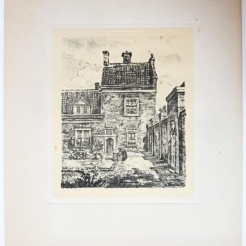 [Modern print, lithography] Westeinde (Den Haag), published ca. 1950