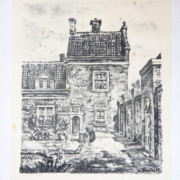 [Modern print, lithography] Westeinde (Den Haag), published ca. 1950