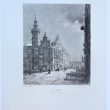[Lithography] "La Haye: l'Hotel de Ville".