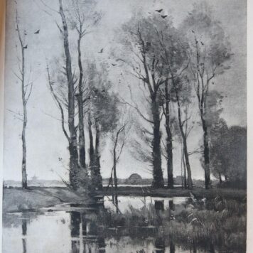 [Modern lithography] "Het kleine loo in het Haagse bos" (The Hague), published 1850-1900.
