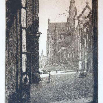 Etching of Cathedral