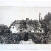 [Modern prints, etching] Woman seen from behind in a garden. (two impressions) (vrouw op de rug gezien in tuin), published before 1913.