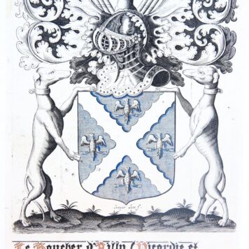 Coat of arms of 'Le Boucher d'Ailly'.
