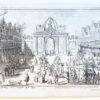 [Antique print, etching] The entrance of king William III's in The Hague, published 1691.