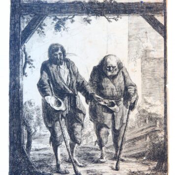 Two beggars (twee bedelaars).