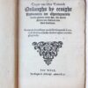 Pamphlet. Copye van seker Vertooch onlanghs by eenighe predicanten der Ghereformeerde kercke ghedaen aende Mo. Ed. Heeren Staten van Hollandt ende West-Vrieslandt. Roerende de oudtheyt van de Gereformeerde Leere, ende de nieuwicheden die daer teghens werden ghepleecht, Delf by Bruyn H. Schinckel 1617, 16 pp.