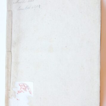 Pamphlet. Oprecht ende noodt-wendigh bericht Ioannis Vvtenbogaert : op een bitter schrift nu versch t'Enckhuysen uytghegheven, metten titul van Naerder advis over de Conferentie tot Delf, &c., 's-Gravenhage Hillebrandt Jacobsz. 1615, 70 pp.