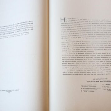 Grachtenboek van Caspar Philips, herdruk Amsterdam (Minerva) 1967, 247 pag., geb., geïll. [= Verzaameling van alle de huizen...1768].