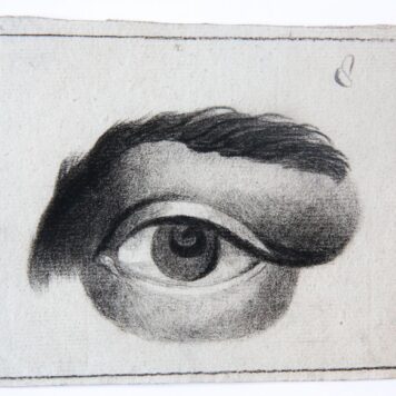 Study of a human eye (Schets van een menselijk oog).