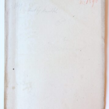 Pamphlet. Request, aen de eedele grootmoghende heeren, mijn heeren De Staten van Hollant ende West-Vrieslandt, 1619, 8 pp.
