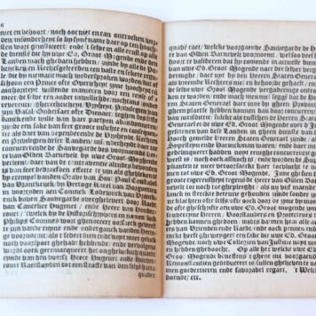 Pamphlet. Request, aen de eedele grootmoghende heeren, mijn heeren De Staten van Hollant ende West-Vrieslandt, 1619, 8 pp.