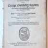 Pamphlet. Christelicke Clachte van eenige godsalige luyden over hare onvruchtbaerheydt in het ware Christelicke leven. Ende haer christelijk verbondt daer tegens om de selve te beteren. Op occasie van de Kerckelicke swaricheden onder ons geresen, neder-gestelt, Middelburgh, Hans van der Hellen, 1618, 110 pp.