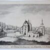 [Antique drawing/tekening] The castle Zuidwijk in Wassenaar/Het kasteel Zuidwijk in Wassenaar, after 1725.