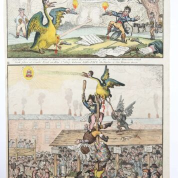 Satricial print/Spotprent: The Westminster Elections (1807).