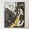 Ets en aquatint/etching and aquatint: Tussen de Bogen.